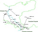 Sieć kolejowa na terenie współczesnej Polski w połowie XIX wieku
